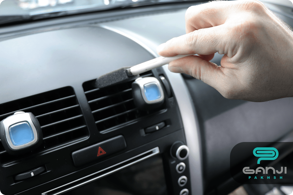 پک 5 عددی برس فومی دیتیلینگ اس پی تی ای مخصوص صفرشویی داشبورد خودرو SPTA Car Air Conditioner Vent Brush