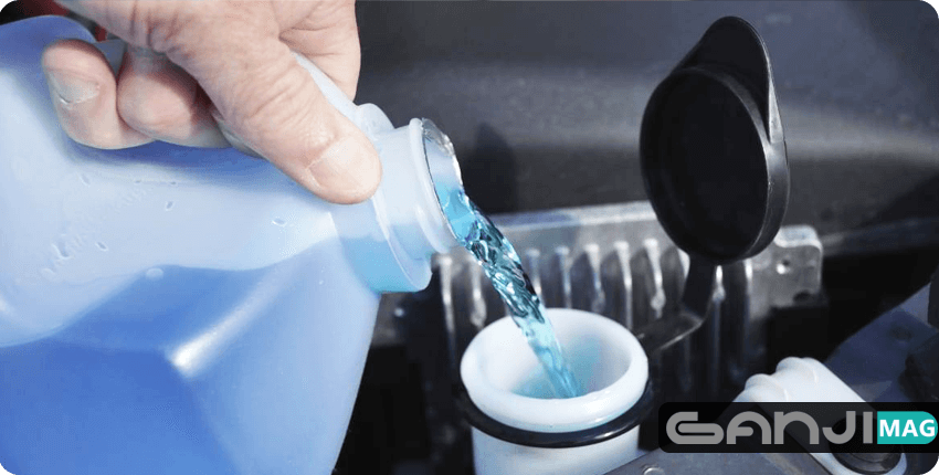 مایع شیشه شوی یا Windshield washer