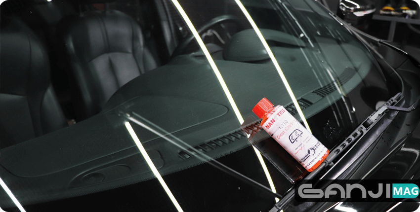 مایع شیشه شوی 110 میل نانوتیس مخصوص مخزن مایع شیشه شوی خودرو NanoTiss 1:110 Glass Cleaner