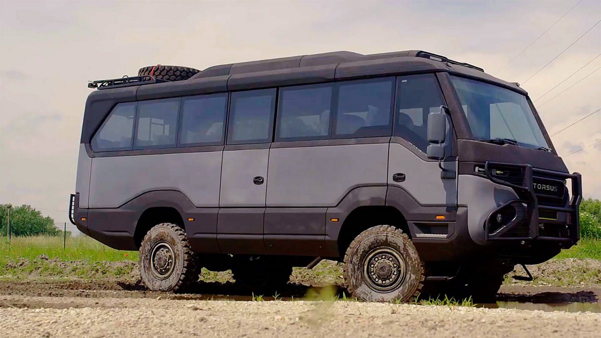 تورسوس , اولین اتوبوس آفرود جهان معرفی شد