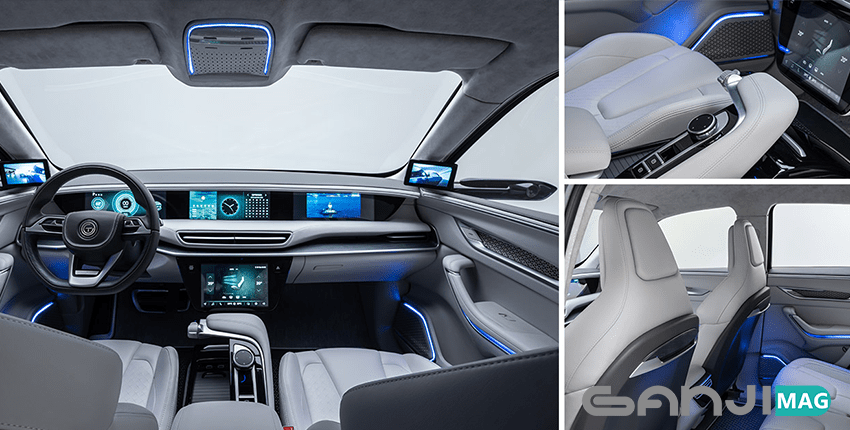 نمای داخلی خودروی برقی شرکت تاگ ترکیه 