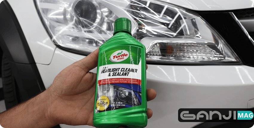 پولیش چراغ و محافظ ترتل واکس مخصوص از بین بردن خط و خش و ماتی چراغ های خودرو Turtle Wax