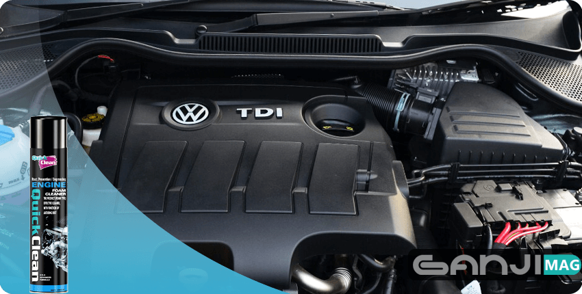 اسپری فوم موتور شوی خودرو مخصوص تمیز کردن موتور ماشین کوئیک کلین-Quick Clean