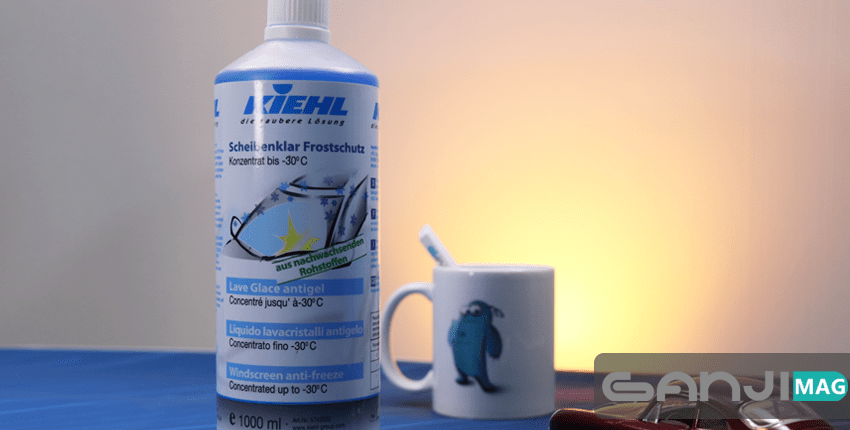 مایع شیشه شوی کیل