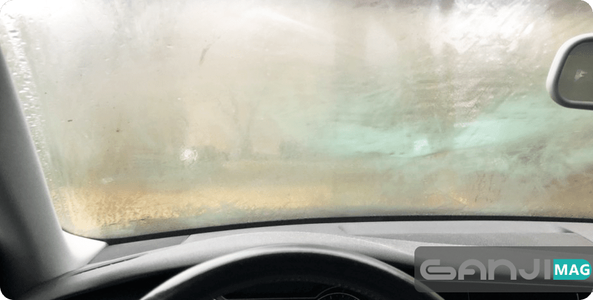 رانندگی در هوای مه آلود