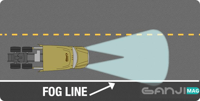 رانندگی در هوای مه آلود