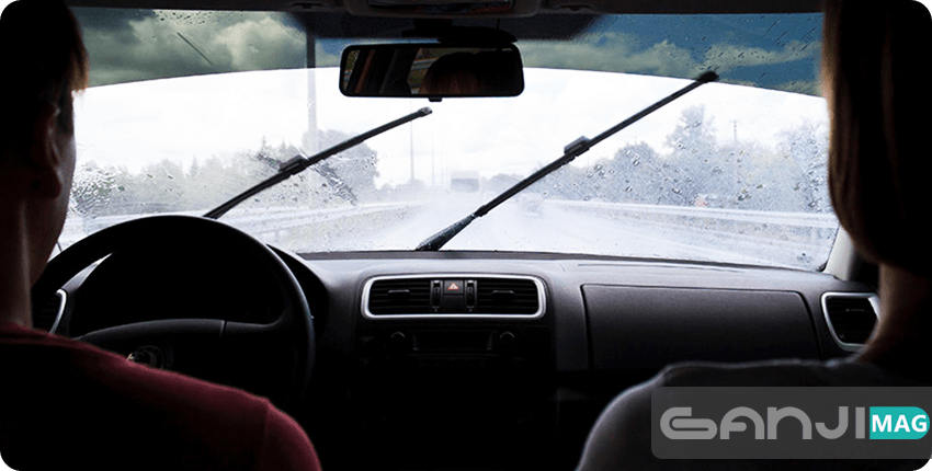 رانندگی در هوای مه آلود