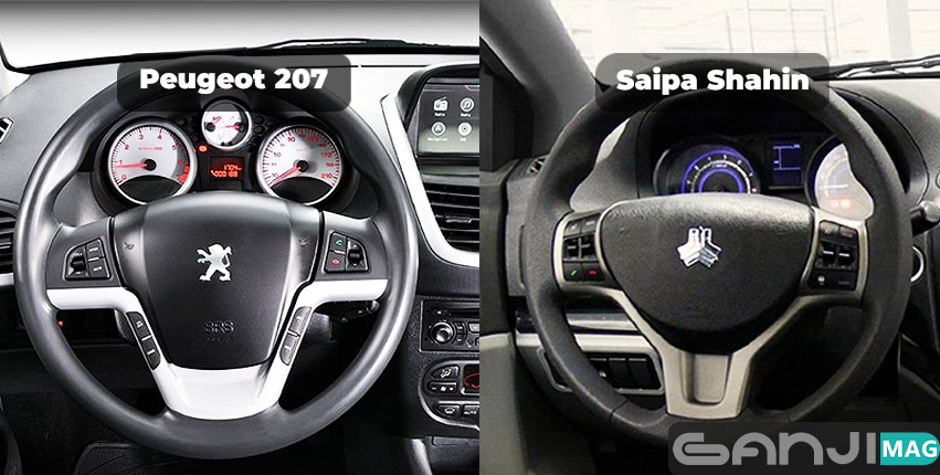 کپی برداری سایپا از ایران خودرو