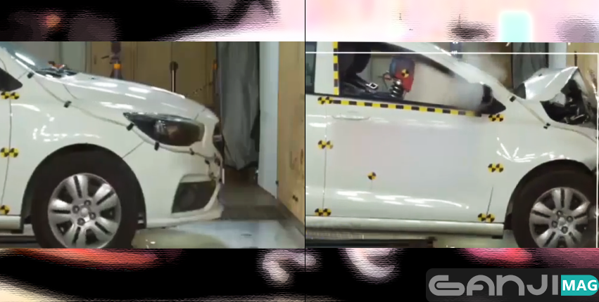 تست تصادف shahin