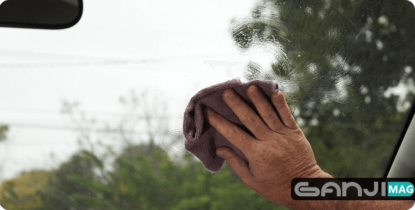 car glass cleaning