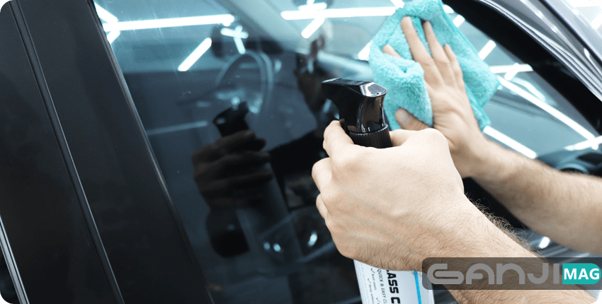 چک کردن شیشه