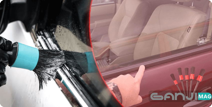 قلم دیتیلینگ برای تمیز کردن نوار لاستیک شیشه