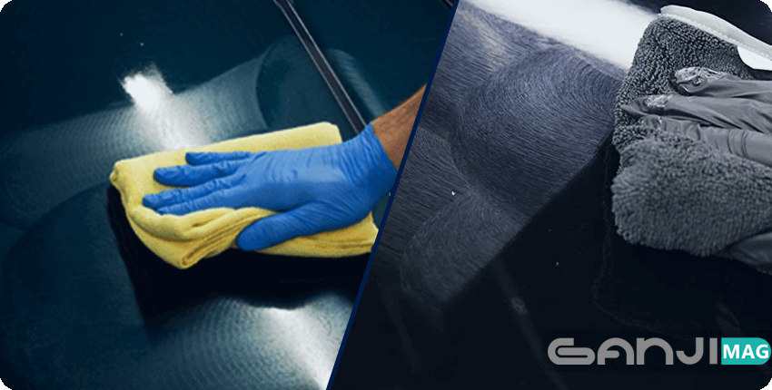 دستمال مایکروفایبر پولیش