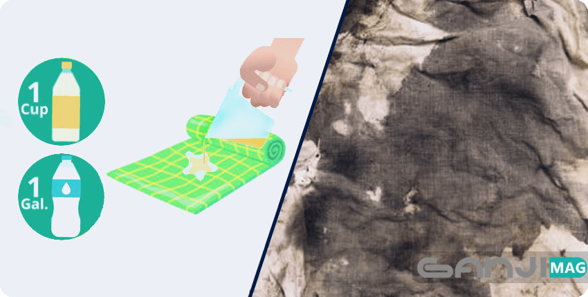 wash oily microfiber cloth with vinager