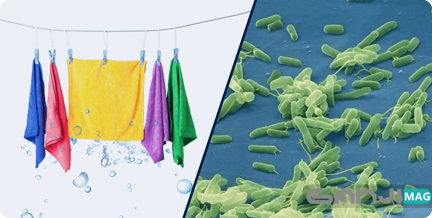 wet microfiber cloth