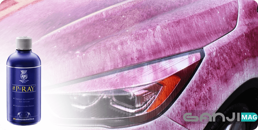 محلول پاک کننده براده آهن و گرد لنت و اکسیداسیون Labocosmetica مخصوص خودرو مدل P-RAY