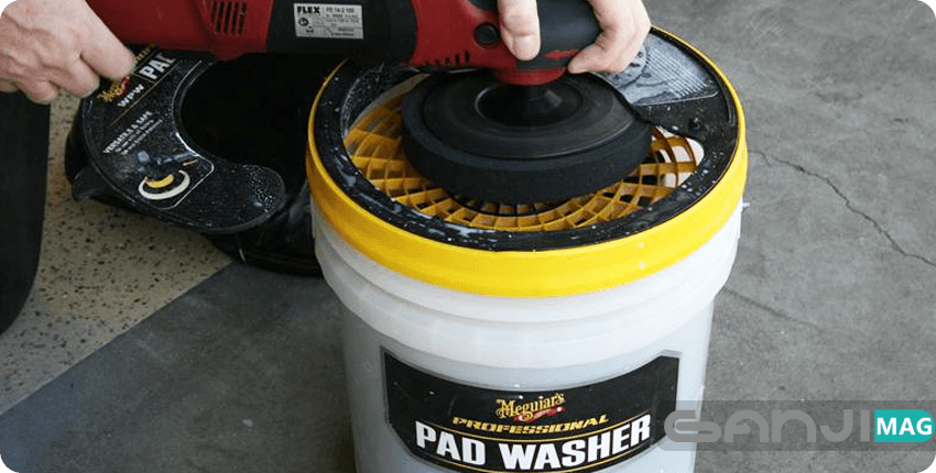 شستشوی پد پولیش