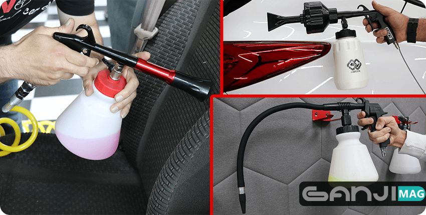 تورنادو گان داخل‌شوی،موتورشوی و کف‌پاش