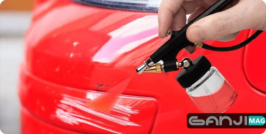 ایربراش در دیتیلینگ خودرو