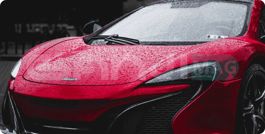 نمایش آبگریزی بدنه خودرو