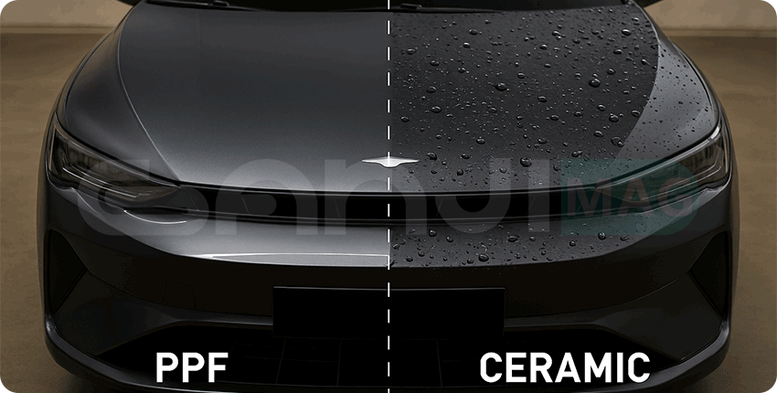 مقایسه آبگریزی سرامیک و کاور بدنه خودرو